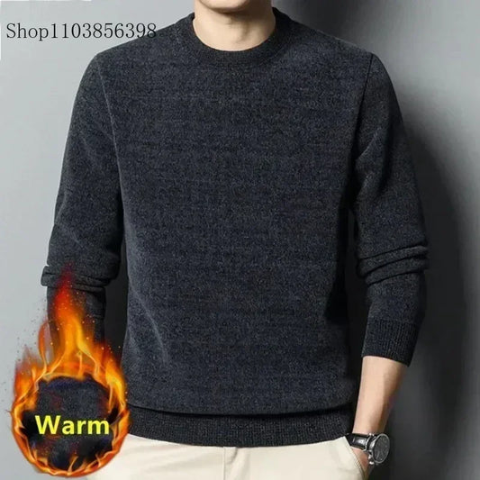 2025 New Men's Thickened Sweater