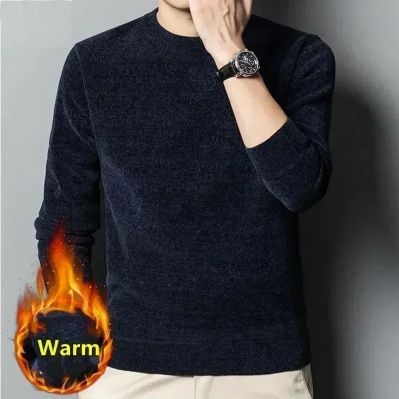 2025 New Men's Thickened Sweater