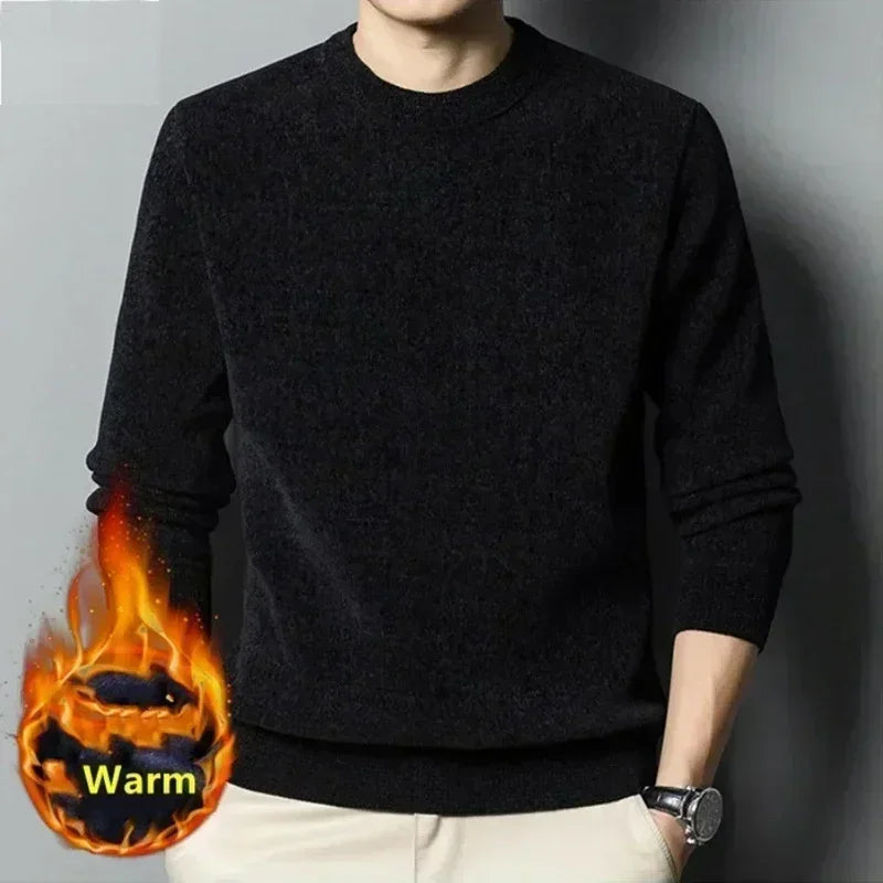 2025 New Men's Thickened Sweater