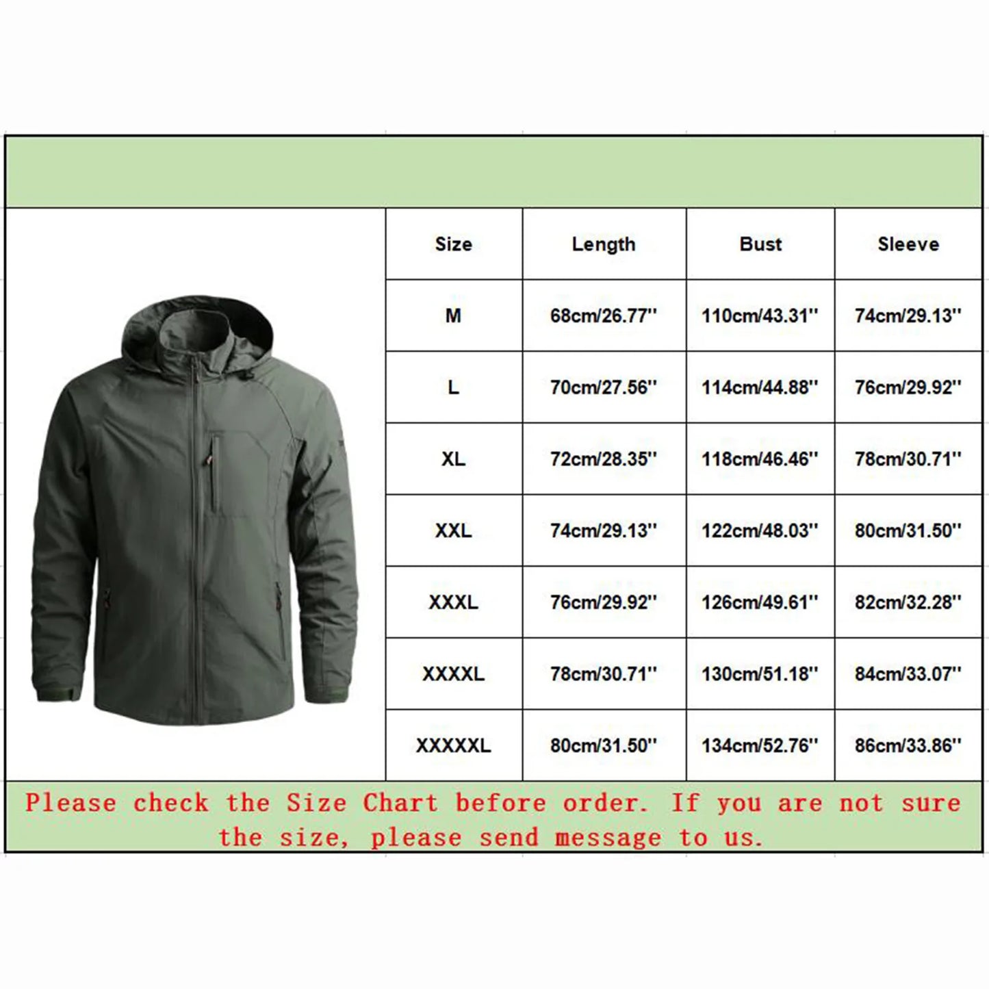 Men Windbreaker Tactical Jacket Waterproof Outdoor